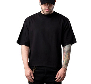 Nouveau dernier T-Shirt de qualité supérieure à la mode sérigraphie sur mesure t-shirts surdimensionnés impression brodée t-shirt pour hommes - Product Image 4