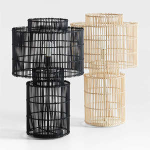 Tienphong, venta al por mayor, lámpara de mesa de ratán de mimbre Natural hecha a mano para decoración de dormitorio y sala de estar - Product Image 6