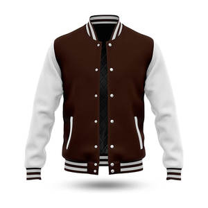 Chaqueta Universitaria de Béisbol con Botones para Hombre 2026, Chaqueta Letterman con Estampado Moderno, Chaqueta Bomber Y2K, Ropa Preppy - Product Image 1