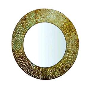 Classic <b>wall</b> <b>mirror</b> for Home Hotel Bathroom Metal Aluminium <b>Wall</b> Mounted Unique Home decor <b>Mirror</b> <b>Round</b> Shaped Room <b>wall</b> <b>mirror</b> - Product Image 6