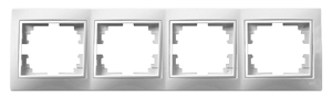 Cornice bianca a 4 elementi serie Europa (Solera ERP74U) - Product Image 1