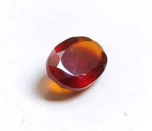 Hermosa calidad fina 100% Natural Hessonite granate facetado Oval piedra preciosa suelta para la fabricación de joyas uso a precios al por mayor a granel - Product Image 1