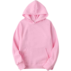 Ensemble de survêtement en polaire rose unisexe, sweat-shirt lourd, jogging, deux pièces, hiver chaud, logo personnalisé, streetwear, survêtement, vente en gros OEM - Product Image 2