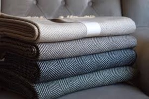 <b>Super</b> <b>Soft</b> Fringes Herringbone Emboss 100% Acrylic Woven Blankets Cozy Weave <b>Throw</b> Blanket for Adults Supplier In India By hi - Product Image 5