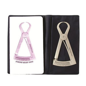 Herramienta de Joyería Industrial, Calibrador de Grados de Diamante Portátil para una Medición Precisa del Diámetro con Mango de Cuero - Product Image 5