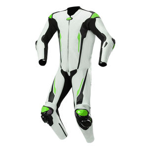 Dernier style de combinaison de moto de course en cuir pour hommes personnalisable imperméable-Meilleur prix Vestes de moto en cuir véritable - Product Image 1