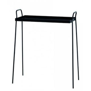 โต๊ะน้ำชาทำจากโลหะและไม้สำหรับห้องนั่งเล่นโต๊ะกาแฟไม้เนื้อแข็งสำหรับห้องนอนและสวน - Product Image 4