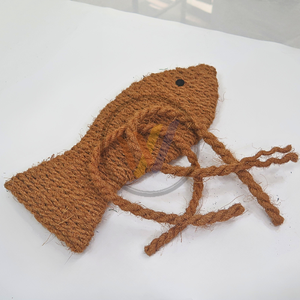 Pembelian terbaik! ECO-SAFE penggaruk kucing serat kelapa-bentuk ikan menyenangkan, tahan lama, berbagai ukuran, layanan OEM, kualitas bagus! - Product Image 4