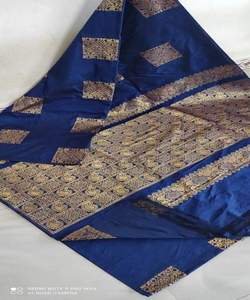 Nouveau look riche et attrayant pour les soirées saree en filet à broderie lourde avec chemisier pièce pour femmes indiennes vêtement à bas prix vente en gros surat apparelgarment - Product Image 5