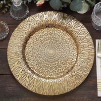 Assiette de présentation en métal de style antique, écologique, lavable au lave-vaisselle, personnalisable pour les dîners formels, les mariages, traditionnels