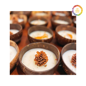 ชามเทียนกะลามะพร้าวใช้ตกแต่งดีไซน์ไม่เหมือนใครส่งออก - Product Image 1