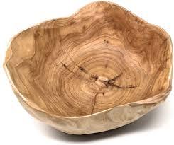Cuenco redondo de madera pulida Natural, tazón de aperitivos de madera abstracta con forma personalizada para restaurante, tazón de madera de alta gama para sopa - Product Image 6