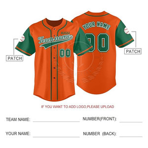 Nouveau style Maillot de baseball sportif pour homme respirant 100% polyester Vente directe d'usine Manches courtes - Product Image 6