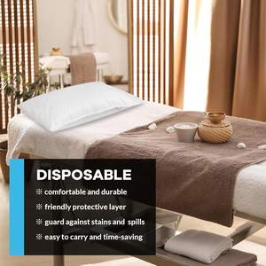 100 pièces taies d'oreiller jetables pour hôpital médical hôtel SPA tatouage cils chambre maison literie fournitures - Product Image 6