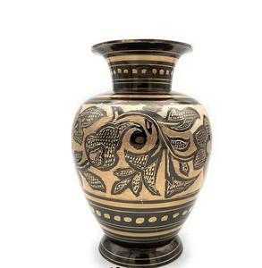 Vase à fleurs en laiton fait à la main professionnel Design moderne pour salon décor à la maison anniversaire de mariage Diwali cadeaux d'entreprise - Product Image 2