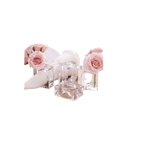 แหวนใส่ผ้าเช็ดปากทำจากอะคริลิคสำหรับงานแต่งงานอุปกรณ์ตกแต่งโต๊ะ - Product Image 6