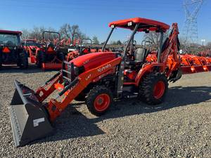 Tractor Kubota de 47 HP 4x4 Rojo de Alta Productividad L47 en Venta, con Cargador Frontal y Brazo Excavador - Product Image 5