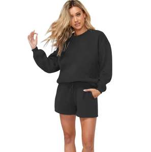 Fournisseurs d'impression d'OEM de tissu d'ouatine de coton 280gsm de Hoodie de culture de femmes lourdes - Product Image 5