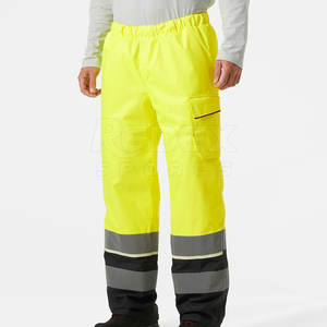 กางเกงทำงานสะท้อนแสงของผู้ชายสไตล์ใหม่สีทึบระบายอากาศผลิตในปากีสถาน - Product Image 1