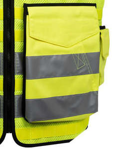 Haute qualité Logo personnalisé sécurité haute visibilité réfléchissant Para gilet médical stockage multiple gilet de sécurité 2025 - Product Image 5