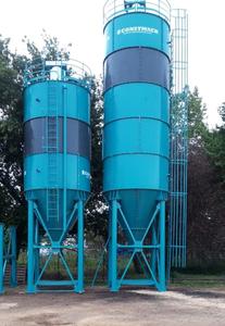 ไซโลเก็บซีเมนต์เหล็กเชื่อมแบบพกพาขนาด 50 ตัน ทนทาน ควบคุมด้วยระบบ PLC - Product Image 2