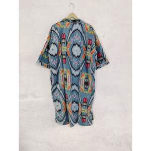 Albornoz Kimono de terciopelo hecho a mano indio para mujer, Maxi vestido de bajo precio, ropa de dormir para verano, Primavera, mayorista, ropa de dormir para mujer - Product Image 2