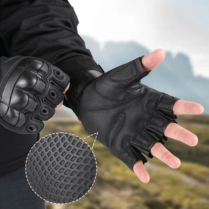 Guantes de moto de cuero para hombre con logotipo personalizado, cómodos y de secado rápido con material transpirable para ropa informal - Product Image 3