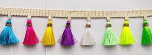 100% Polyester Handmade Accessories <b>Fringe</b> Tassel for Sewing <b>Curtain</b> Cloth Edging Webbing - Product Image 3