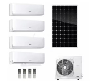NOUVEAU Climatiseur Solaire Hybride FAV sur Réseau 220V Inverter 36000BTU Garantie 3 Ans Fabriqué au Colorado - Product Image 1