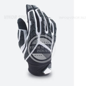 Gants de football américain en polyester respirant sur mesure par le fabricant, service OEM unisexe pour adultes - Product Image 5
