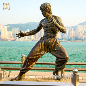 Ideal Arts Factory moderno tamaño real latón hombre bronce <span class=keywords><strong>Bruce</strong></span> <span class=keywords><strong>Lee</strong></span> estatua - Product Image 1