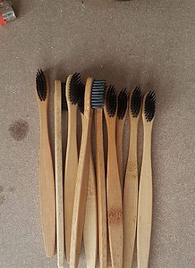 GEM BEST PRICE Brosse à dents en bambou Blue Lotus 2025 Pure Eco Care - Product Image 5