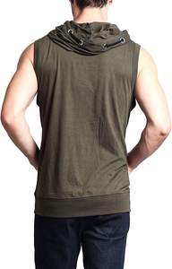 Cotton Spandex High Quality Custom logo Design Print Gym Stringer tank <b>Sleeveless</b> <b>Hoodies</b> - Product Image 4