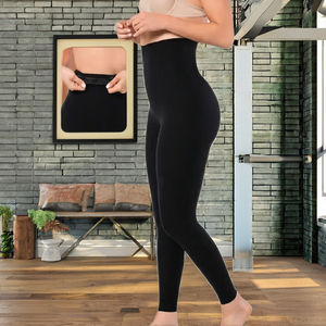 Leggings Moldeadores de Cintura Alta con Corte Láser - Pantalones de Yoga Sin Costuras con Control de Abdomen - Corsé Reductor Invisible 1026 - Product Image 4