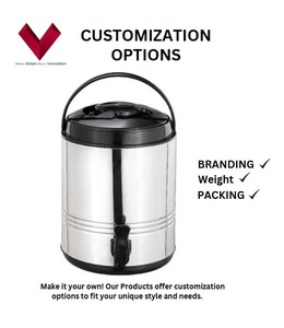 Incassable 10 LTR BPA isolé pichet à eau grand seau chaud/froid/glace bouton pression vente pour une énorme demande pour Camping café lait - Product Image 3