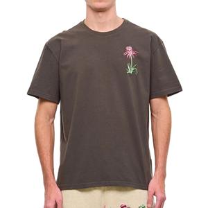 เสื้อยืดผ้าฝ้าย100% สำหรับผู้ชายเสื้อยืดปักโลโก้ด้วยผ้าถักลายพื้นทำเองได้ - Product Image 1