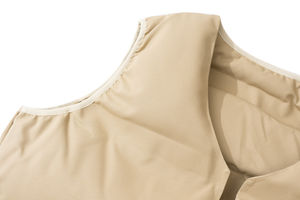 Blouson sans manches pour homme avec logo personnalisé, couleur unie, style Kanye, veste matelassée, veste d'hiver, doudoune - Product Image 6