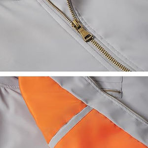 Chaqueta de bombardero de vuelo impermeable ligera y elegante para hombre, nueva cazadora de primavera personalizable con cremallera, prendas de vestir, patrón estampado - Product Image 5