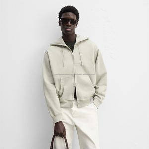 Alta calidad 450 GSM algodón grueso en blanco peso pesado de gran tamaño Unisex Sudadera con capucha logotipo personalizado hombres polar para invierno para hombres - Product Image 1