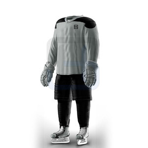 Fabricant pakistanais d'uniformes de hockey sur glace surdimensionnés, vêtements de sport pour adultes, impression de logo personnalisée, ensemble pour l'entraînement, 100% coton - Product Image 3