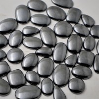 Vente en gros de cabochon de pierres précieuses 2025 naturelles en hématite cristal de guérison en vrac pour chakra usage spirituel lot de pierres précieuses spirituelles
