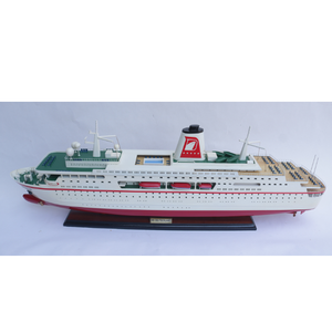 Haute qualité MS DEUTSCHLAND modèles en bois bateau navires de croisière européens modèle peint à la main décoration cadeau - Product Image 1