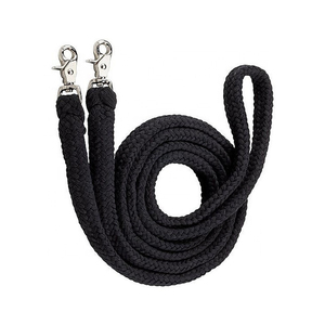 Vente en gros de rênes de cheval tissées en polyester de base personnalisées équipement d'équitation durable logo personnalisé entraînement de course occidentale - Product Image 3