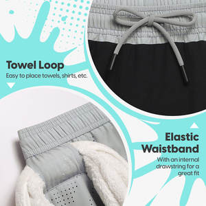 Shorts de sport pour hommes personnalisés avec logo, respirants, imperméables, pour la salle de sport, la remise en forme, séchage rapide, entraînement décontracté, sport, décontracté pour hommes - Product Image 3