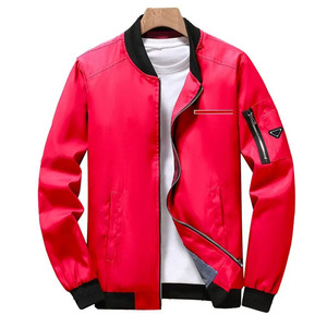 แจ็กเก็ตนักบินสำหรับผู้ชายและผู้หญิงน้ำหนักเบาสีทึบระบายอากาศได้ดีสำหรับฤดูหนาว - Product Image 1