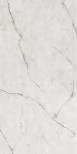 แผ่นหินอบเงาสีขาวมันวาวสูงแผ่นกระเบื้อง64x128in 1600x3200มม. ไม่แตกผนังหินแกรนิตเทียม - Product Image 4