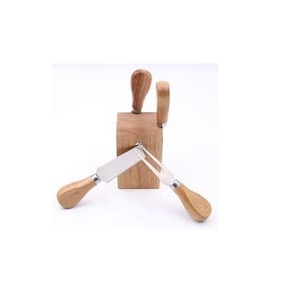 Couteau à fromage en bois et en acier avec poignée en bois, outil à fromage combiné et utilisation manuelle - Product Image 5