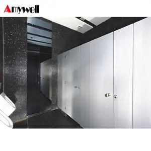 Amywell Factory formica phénolique compact stratifié toilette hpl cloison de cabine