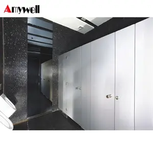 Amywell pabrik formica fenolik kompak laminasi toilet hpl partisi kubus