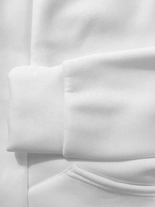 Sweat à capuche zippé en coton épais avec strass perlé pour hommes, couleur unie, pour la saison d'hiver - Product Image 6
